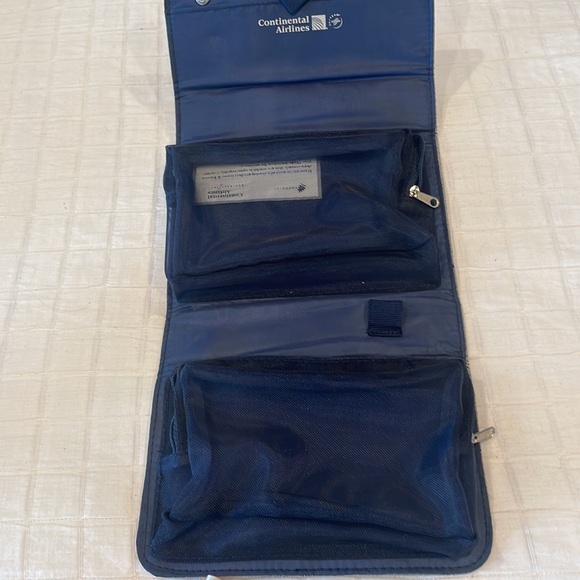 Continental airlines business toiletry bag airline shaving dop Doppler amenity - Picture 5 of 7